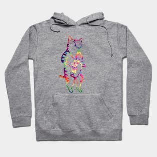 Saxocat - cat playing saxophone Hoodie